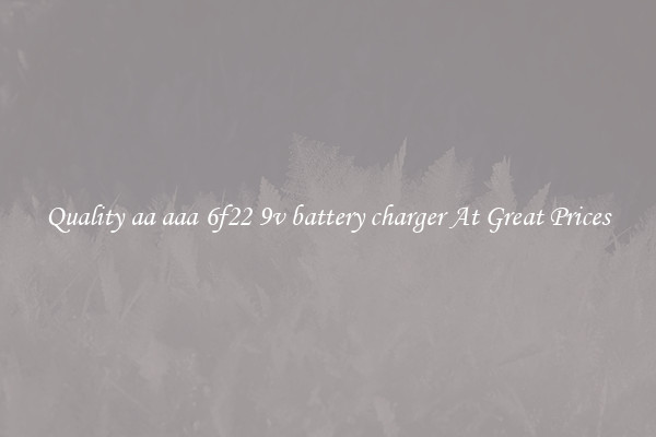 Quality aa aaa 6f22 9v battery charger At Great Prices