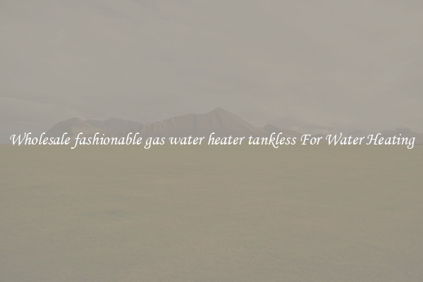 Wholesale fashionable gas water heater tankless For Water Heating