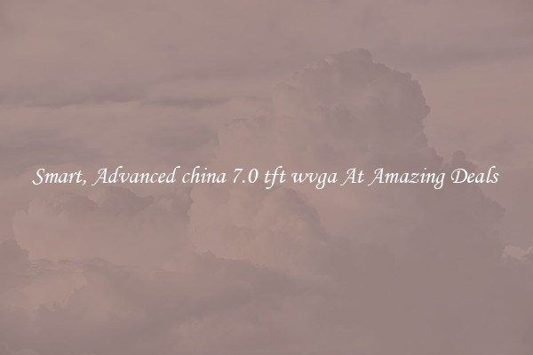 Smart, Advanced china 7.0 tft wvga At Amazing Deals 