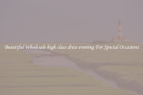 Beautiful Wholesale high class dress evening For Special Occasions