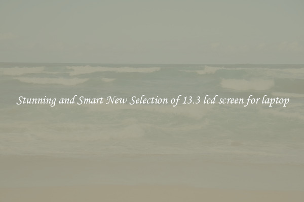 Stunning and Smart New Selection of 13.3 lcd screen for laptop